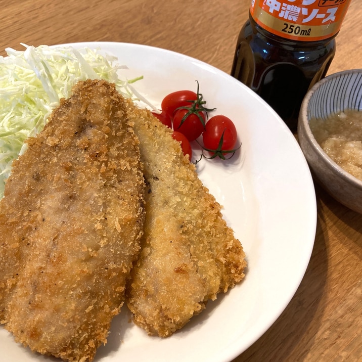 天ぷら粉とパン粉でサクッとアジフライ